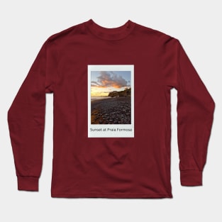 Polaroid Photo of a Sunset Long Sleeve T-Shirt